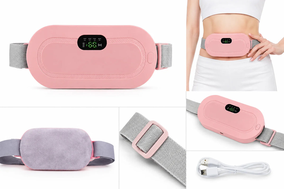 XOTIC Period Cramp Comfort Heating Pad and Massager