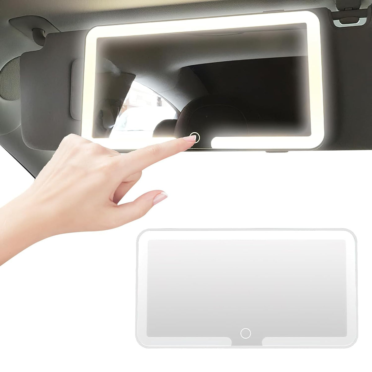 LED Car Vanity Mirror For Make-Up