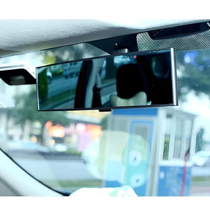 Universal Clip-On Wide Angle Car Rear View Mirror | Anti-Glare