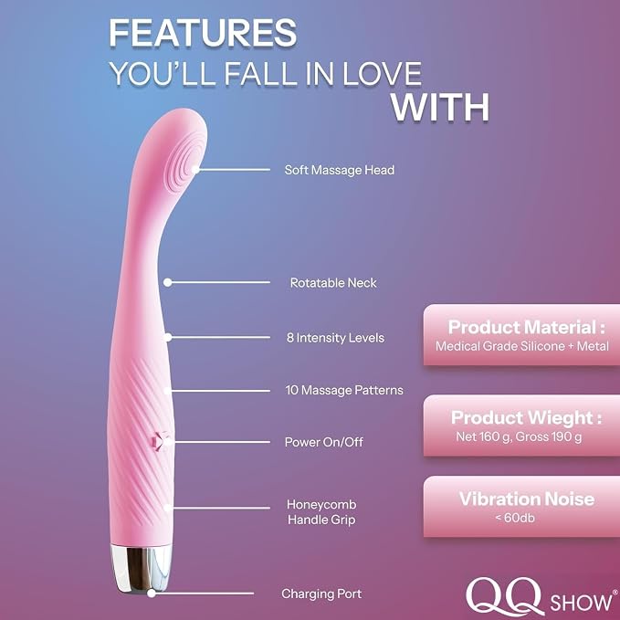 Natural Glow Multi Strong Vibrator Wand Massager