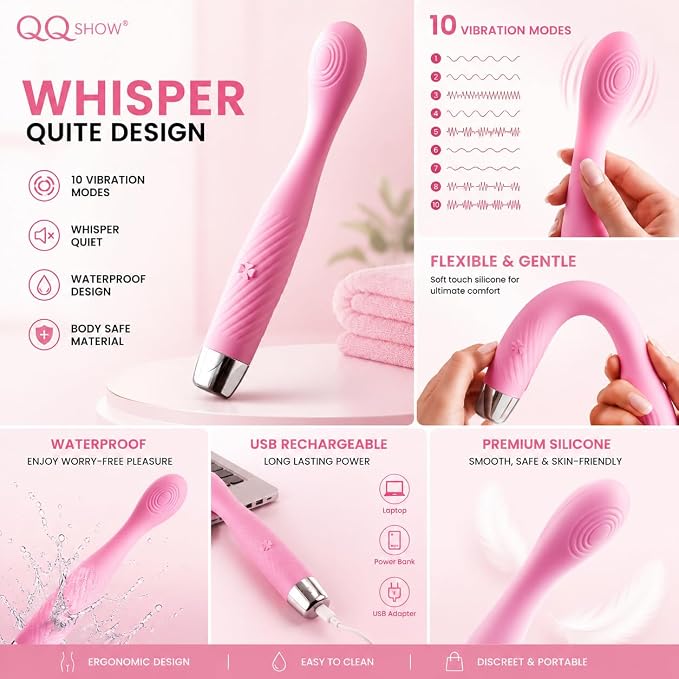 Natural Glow Multi Strong Vibrator Wand Massager