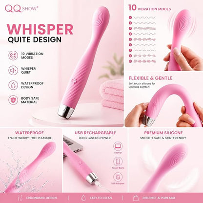 Natural Glow Multi Strong Vibrator Wand Massager