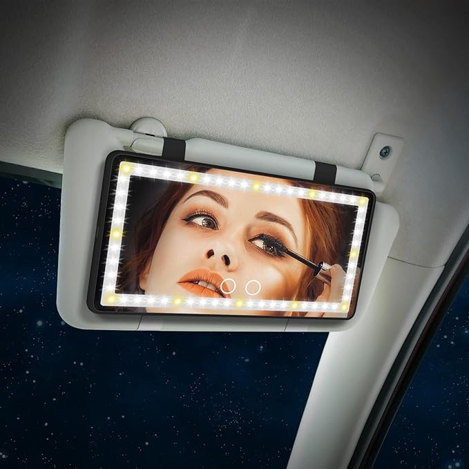 LED Car Vanity Mirror For Make-Up