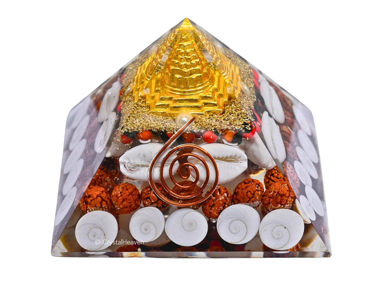 💰 100% Original Pyrite Crystal Pyramid | Attract Money, Abundance & Success