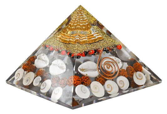 💰 100% Original Pyrite Crystal Pyramid | Attract Money, Abundance & Success