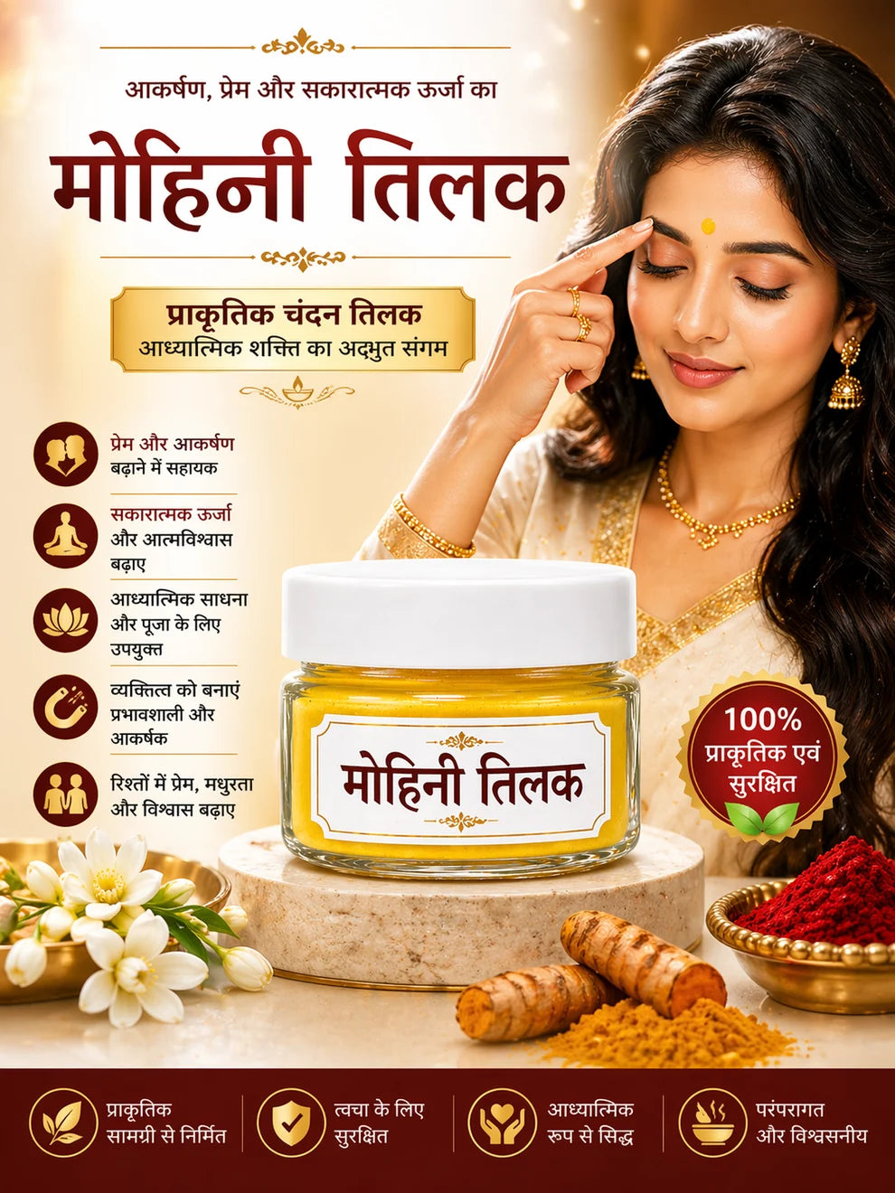 सिद्ध |Mohini Tilak | मोहिनी तिलक+ वशीकरण तिलक  attract men, women / मनचाहा प्यार पाएं