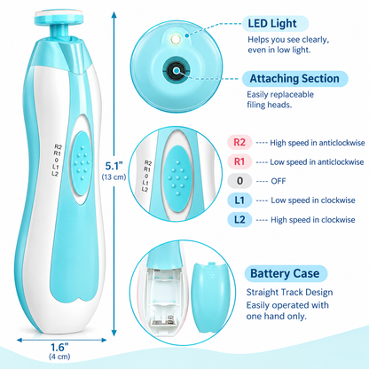 👶 Electric Baby Nail Trimmer