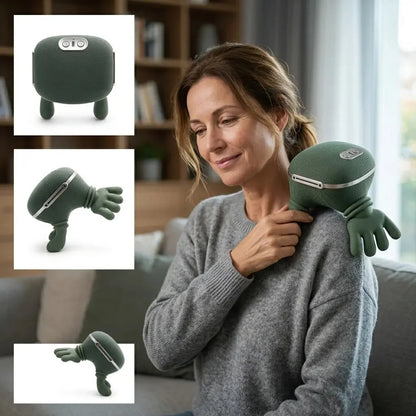 Wireless 4D Neck & Back Massager with Heat Therapy