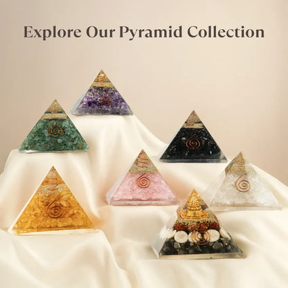 💰 100% Original Pyrite Crystal Pyramid | Attract Money, Abundance & Success