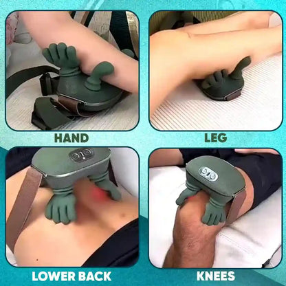 Wireless 4D Neck & Back Massager with Heat Therapy