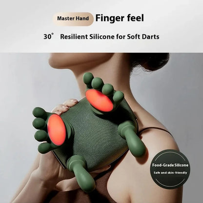 Wireless 4D Neck & Back Massager with Heat Therapy